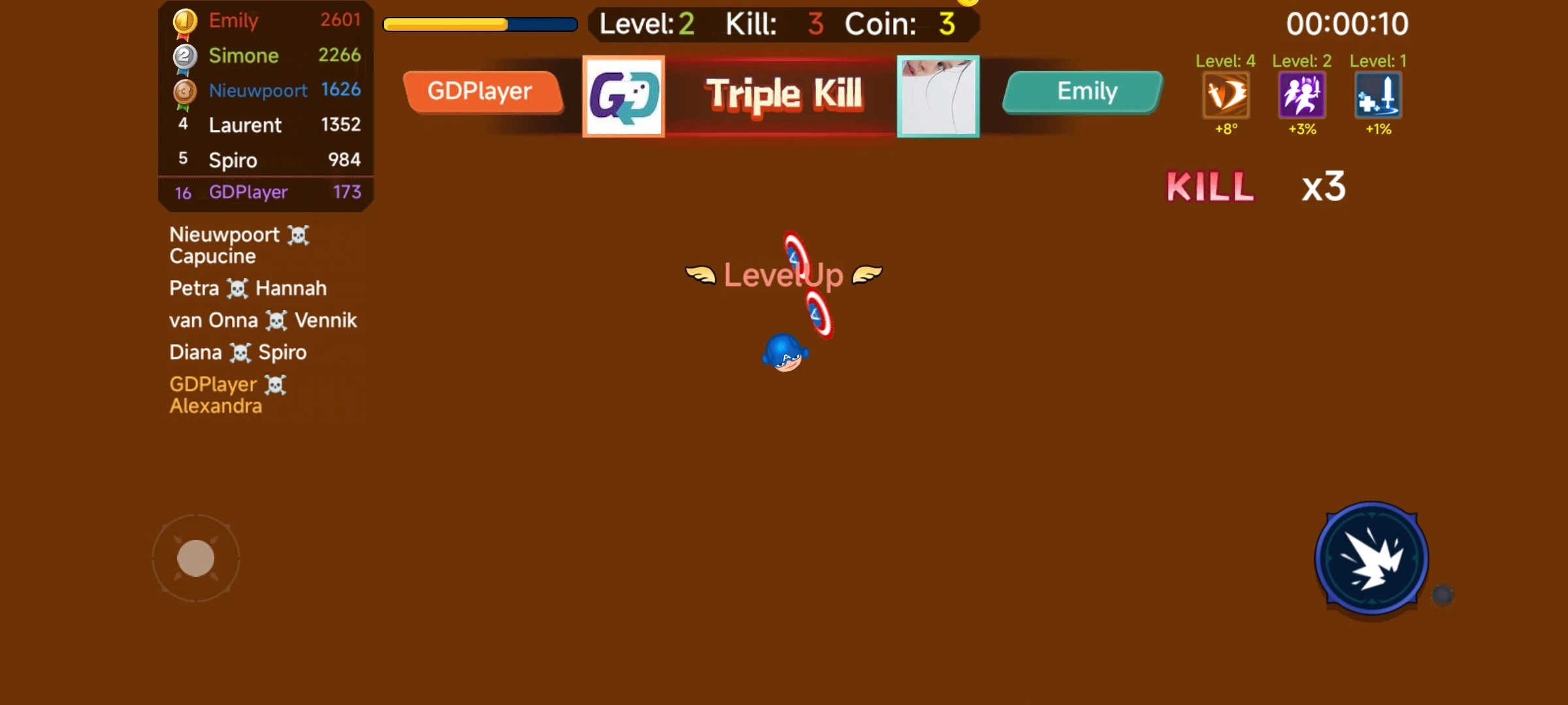 SuperHero io gameplay instructions